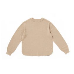 HONEYCOMB WUFFLE BOAT-NECK SHIRTS