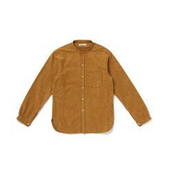 STUD BUTTON BAND COLLAR SHIRTS