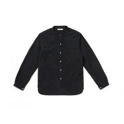 STUD BUTTON BAND COLLAR SHIRTS