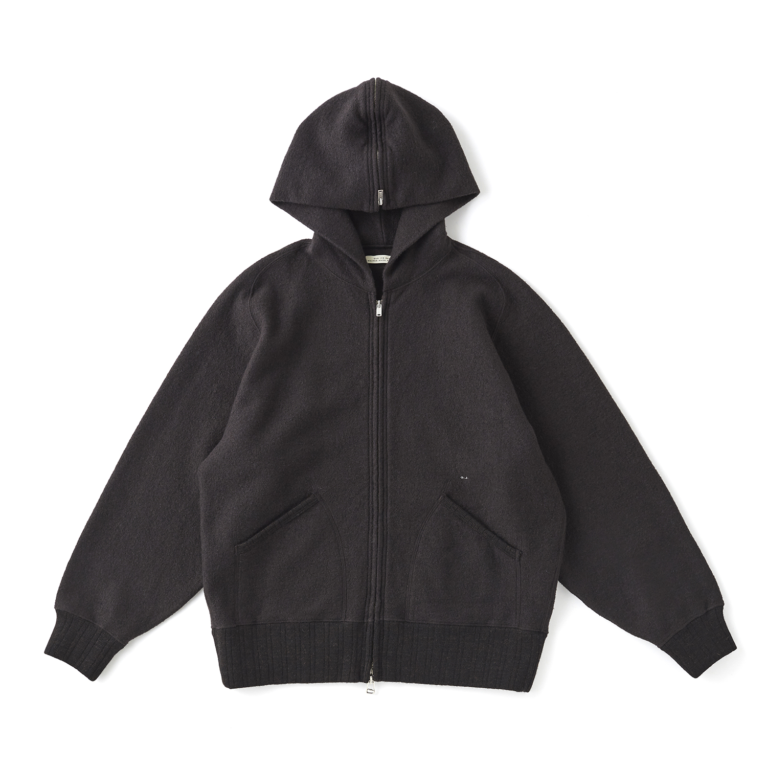 ZIP-FRONT ATHLETIC HOODIE