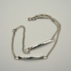 EXCLUSIVE ID BRACELET SILVER925 (DOUBLE) (SILVER)