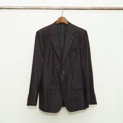 GINGHAM CHECK SINGLE BREASTED JACKET