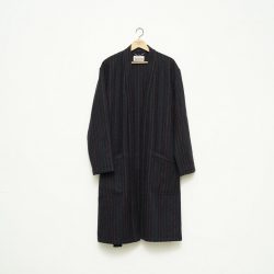 MULTI STRIPED GOWN COAT