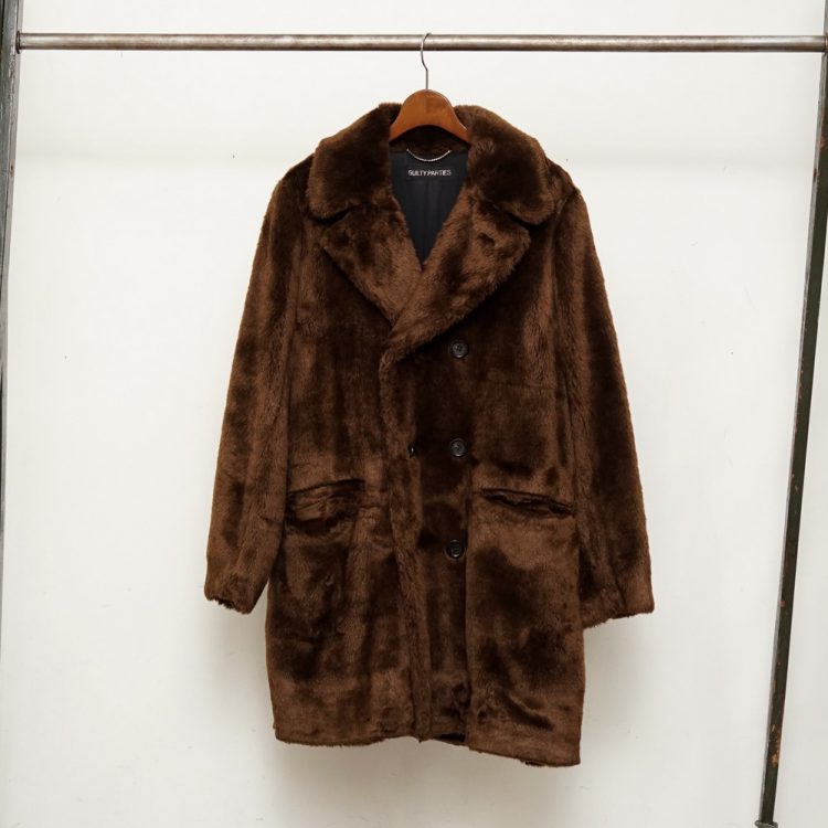 wacko maria DOUBLE BREASTED FUR COAT今秋冬もってこいのアウターです