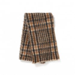 DOUBLE JACQUARD MOHAIR MUFFLER