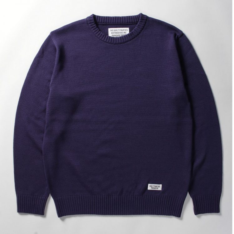 WACKO MARIA CLASSIC CREW SWEATER