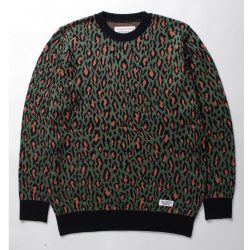 LEOPARD JACQUARD SWEATER