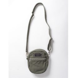 WASHED CANVAS SHOULDER BAG