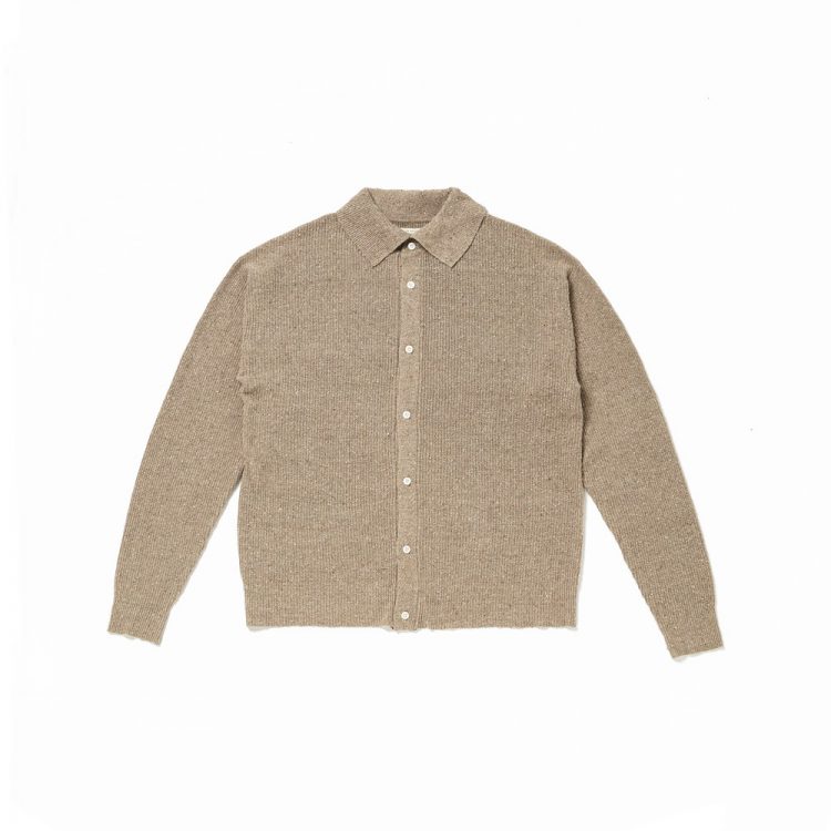 OLD JOE (オールドジョー) OPEN-FRONT SWEATER SHIRTS ニットポロ