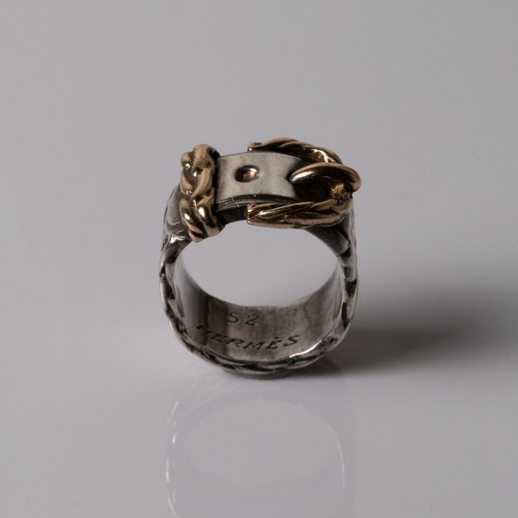 Hermes Vintage Ring エルメス ヴィンテージ シルバーリング Kaddish