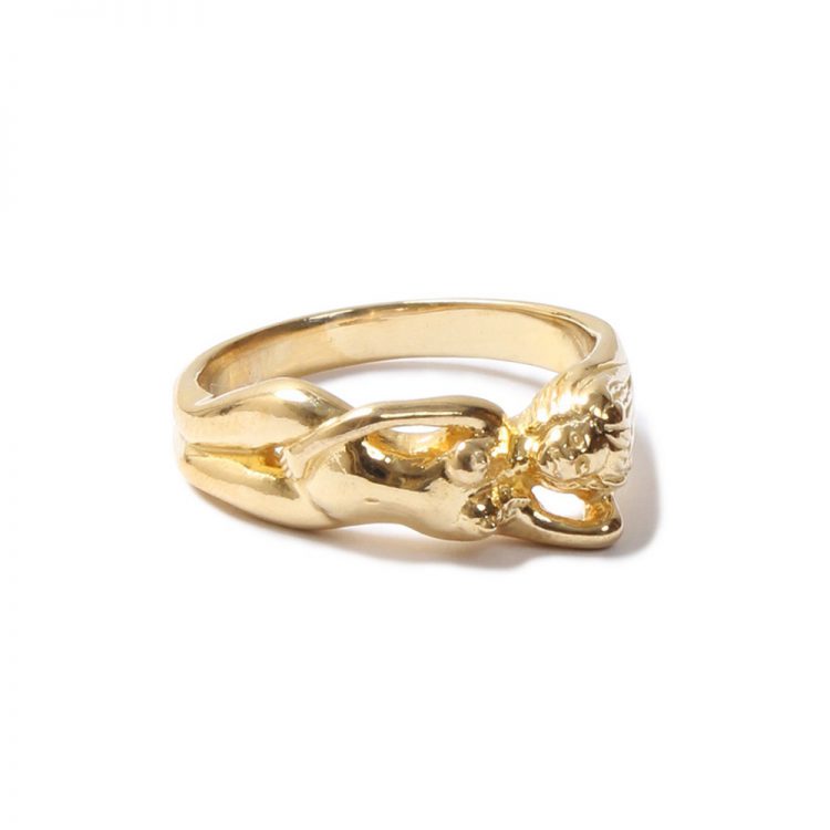 WACKO MARIA (ワコマリア) 18K NUDE RING 18金 ヌードゴールドリング