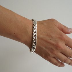 TAXCO SILVER CHAIN BRACELET / 10mm