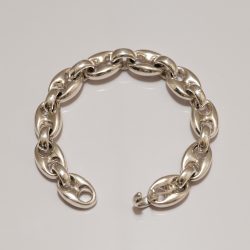 TAXCO SILVER CHAIN BRACELET / 11mm