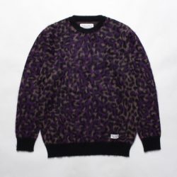 LEOPARD MOHAIR CREW NECK SWEATER (TYPE-3)