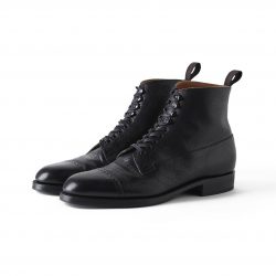 ”The Trader” VACHETTA LEATHER CAP TOE BOOTS