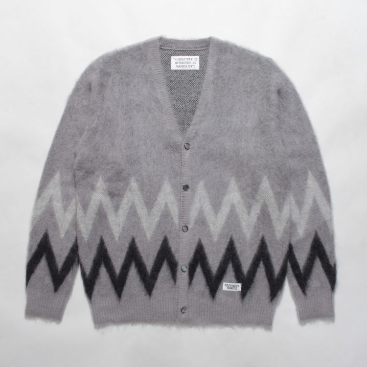 WACKO MARIA (ワコマリア) MOHAIR SWEATER モヘア カーディガン ニット ...