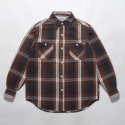 FLANNEL CHECK REGULAR COLLAR SHIRT