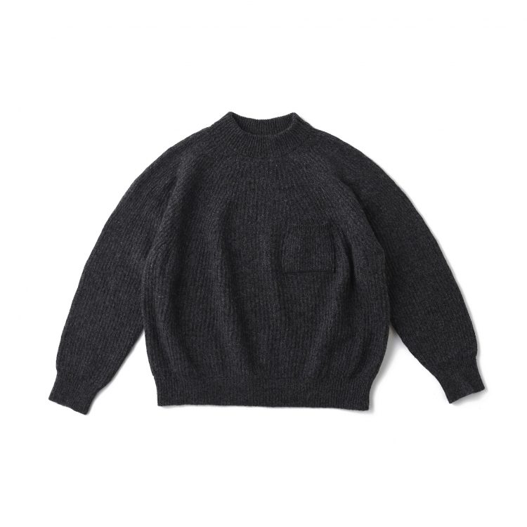 OLD JOEオールドジョーFAIR ISLE MOCK-NECK JUMPERMATE