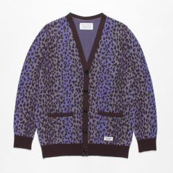 LEOPARD JACQUARD CARDIGAN(TYPE-1)