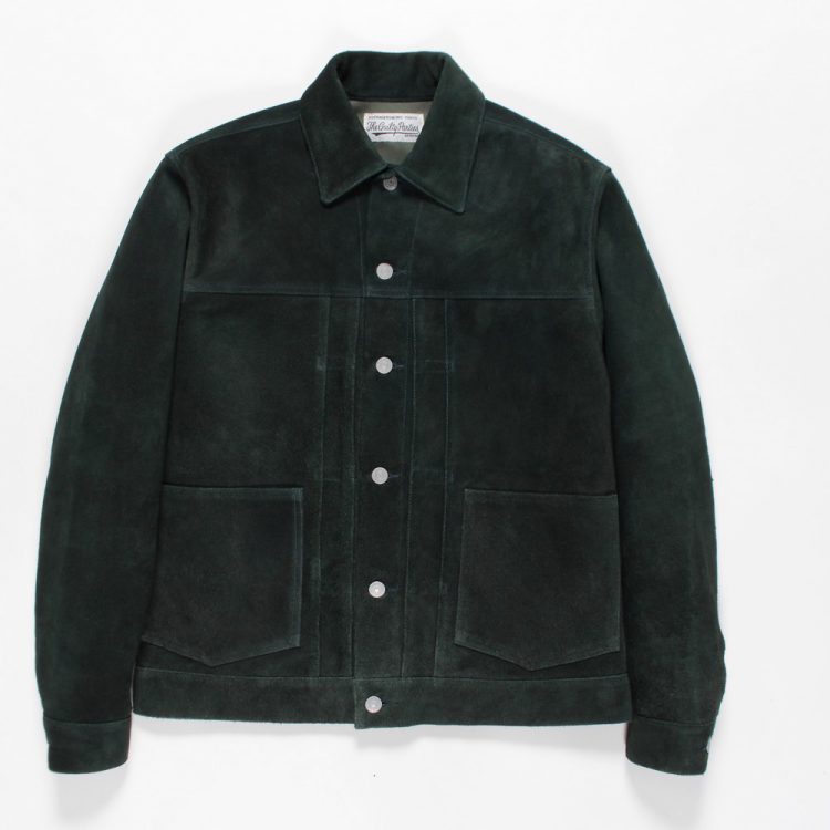 WACKO MARIA SUEDE TRUCKER JACKET スエード - レザージャケット