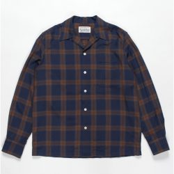 OMBRAY CHECK OPEN COLLAR SHIRTS