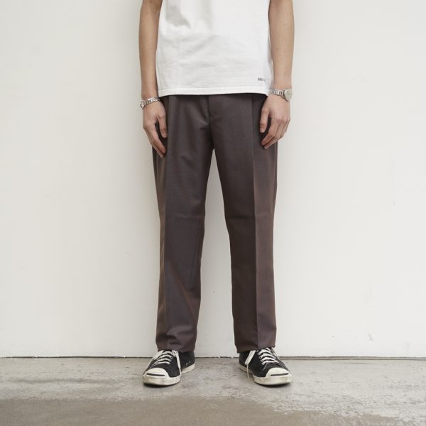 正規品ンストア WACKO MARIA PLEATED TROUSERS 22 SS パープル | www