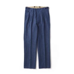 DOUBLE-PLEATED DRAPE TROUSER