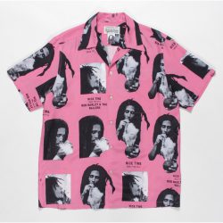 BOB MARLEY / S/S HAWAIIAN SHIRT (TYPE-1)