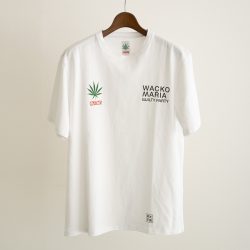 HIGHTIMES / WASHED HEAVY WEIGHT CREW NECK T-SHIRT