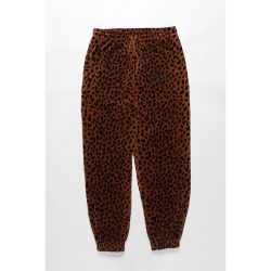 LEOPARD VELOUR PANTS