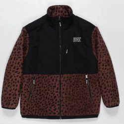 LEOPARD BOA FLEECE JACKET