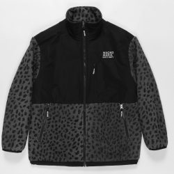 LEOPARD BOA FLEECE JACKET