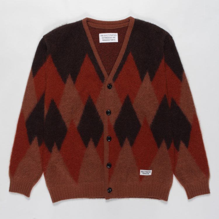 WACKO MARIA (ワコマリア) MOHAIR SWEATER モヘア カーディガン ニット ...