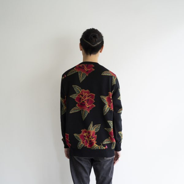 新入荷 WACKO MARIA/ROSE JACQUARD SWEATER - トップス