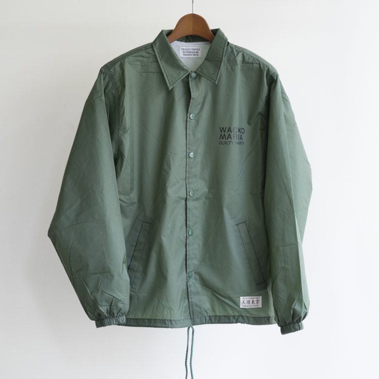 BLACKサイズ☆WACKO MARIA COACH JACKET - ナイロンジャケット