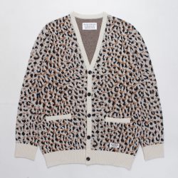 LEOPARD JACQUARD CARDIGAN(TYPE-2)