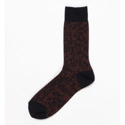 LEOPARD JACQUARD GRITTER SOCKS