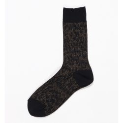 LEOPARD JACQUARD GRITTER SOCKS