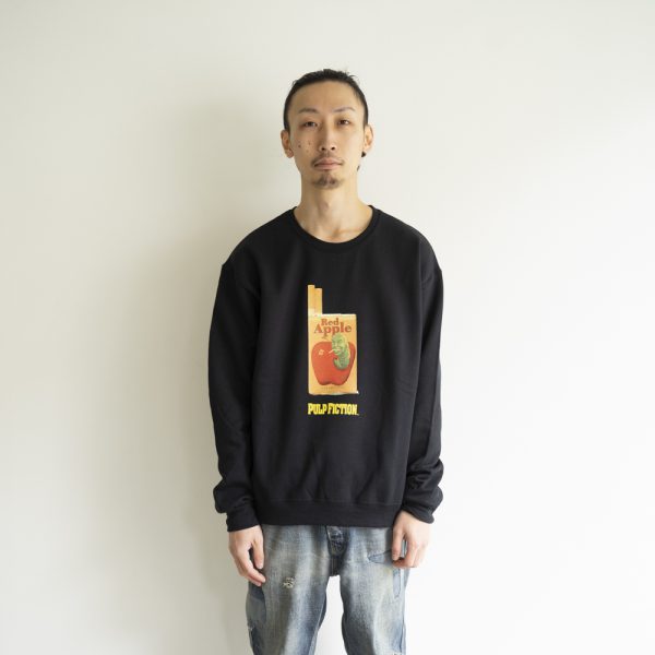 ワコマリア PULP FICTION CREW NECK SWEAT SHIRT フロントプリント