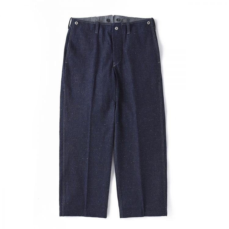 OLD JOE オールドジョー DOUBLE CLOTH FRONT TROUSER デニムトラウザーパンツ ネイビー 34