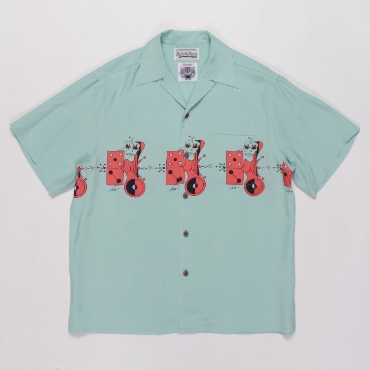 WACKO MARIA WOLF'S HEAD 50'S SHIRT 21ss | hartwellspremium.com