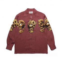 56 TATTOO STUDIO / L/S HAWAIIAN SHIRT