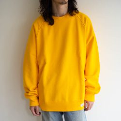 WASHED HEAVY WEIGHT CREW NECK SWEAT SHIRTS (TYPE-1)