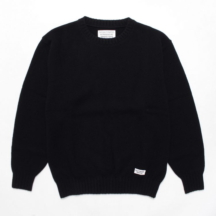 ワコマリア　希少 XL wackomaria crewneck sweaterメンズ