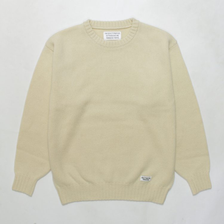 WACKO MARIA (ワコマリア) CREW NECK SWEATER クルーネック ニット