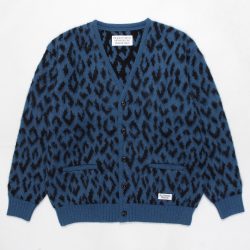 LEOPARD HEAVY MOHAIR CARDIGAN