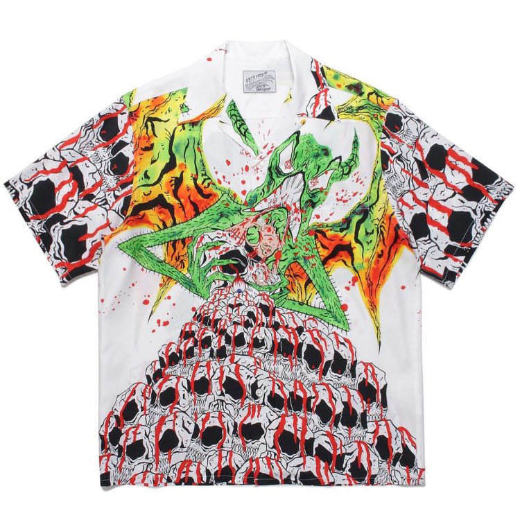 WACKO MARIA (ワコマリア) NECKFACE HAWAIIAN SHIRT アロハシャツ ...