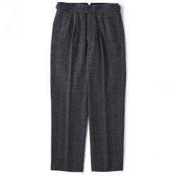 DOUBLE-PLEATED SMARTY TROUSER