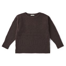 GUERNSEY BOAT-NECK SWEATER