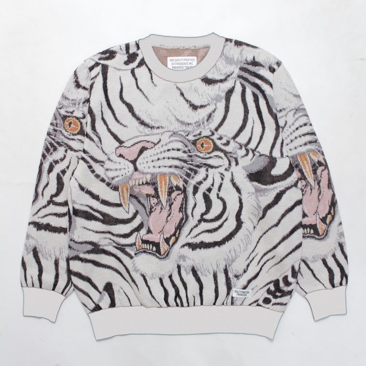 WACKO MARIA TIMLEHI KNIT JAQUARD SWEATER